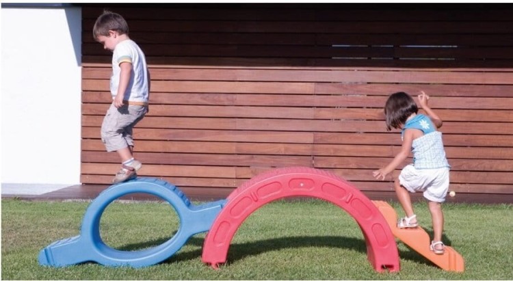 Duży tor przeszkód dla dzieci, mini plac zabaw