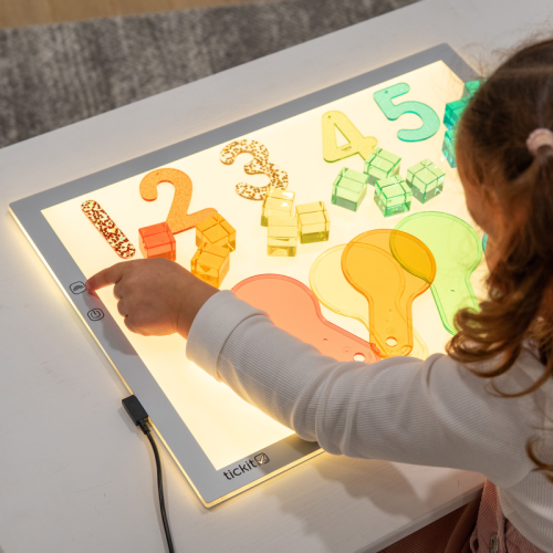 Podświetlany panel świetlny LED A3 kolorowy TickiT