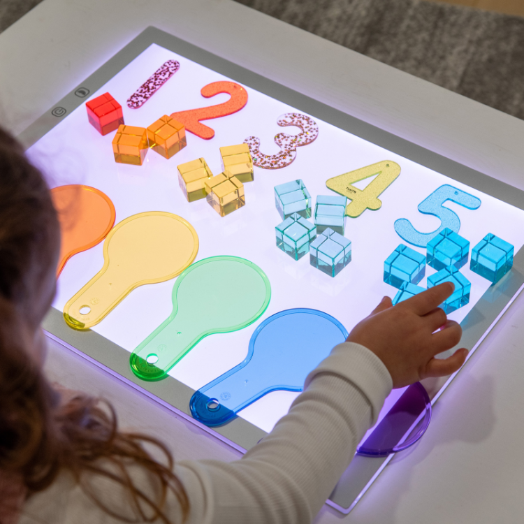 Podświetlany panel świetlny LED A3 kolorowy TickiT