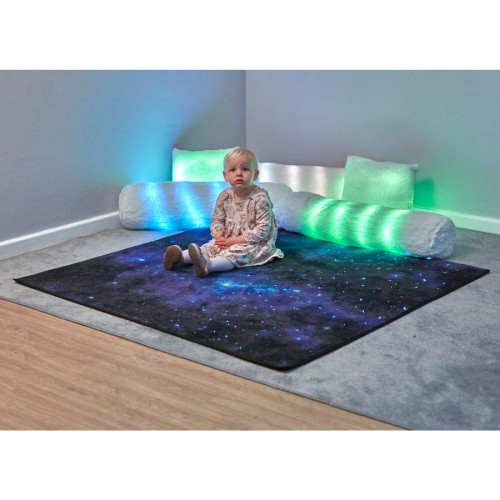 Sensoryczny dywan świetlny o wymiarach 200 × 200 cm