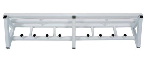 Wieszak naścienny z tworzywa z półką