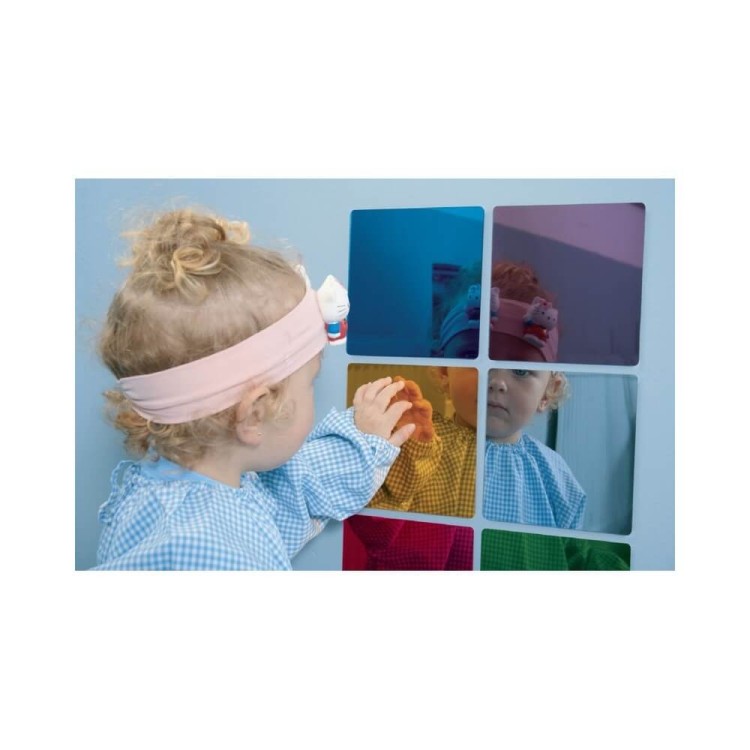 Kolorowe lusterka do zabawy