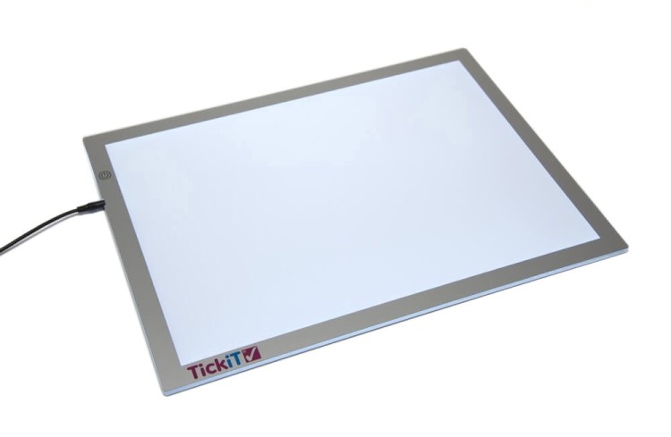 Podświetlany panel LED A3 biały