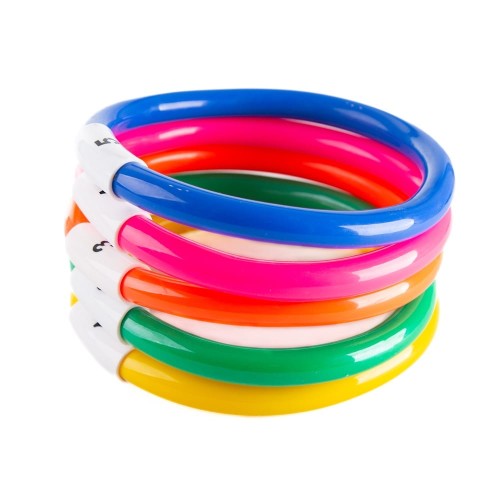 Kółka ringo do wyławiania z cyframi 5 szt.