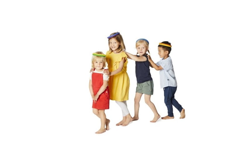 Gonge Activity Rings zabawka dla dzieci kolorowe ringa (6 szt.)