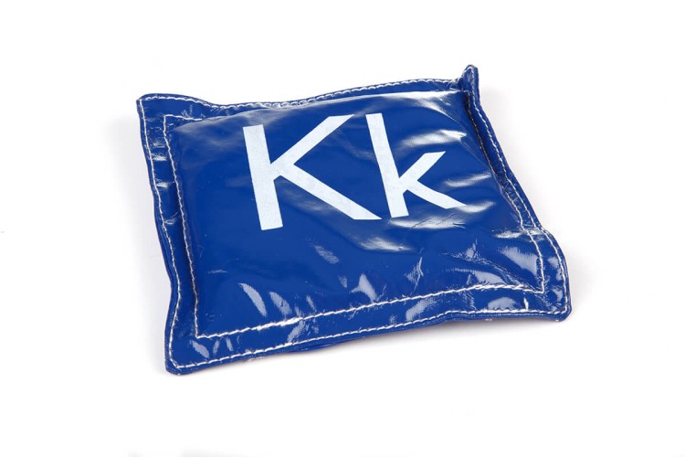 Woreczki gimnastyczne z literami (zestaw 26 szt.)