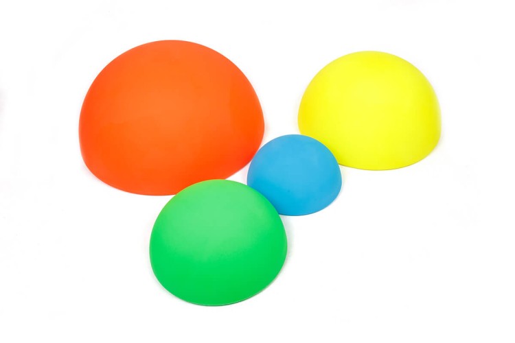 Olbrzymie półkule równoważne (4 szt.)