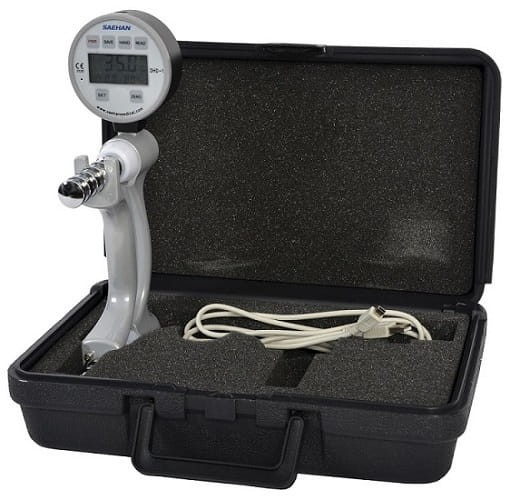 Saehan Cyfrowy dynamometr do pomiaru siły rąk