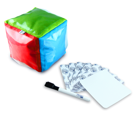 Kostka sensoryczna Akson z kartami i pisakiem