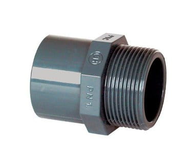 Nypel gwintowany PVC klej x GZ