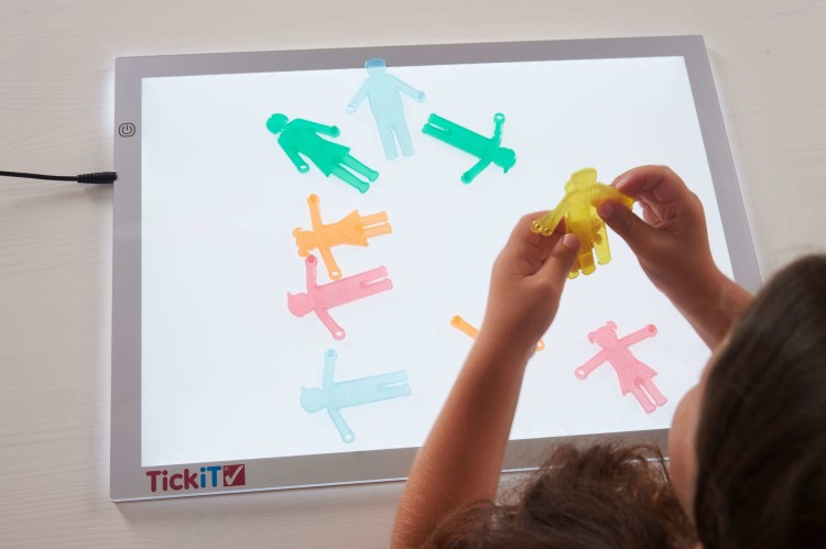 Podświetlany panel LED A3 biały