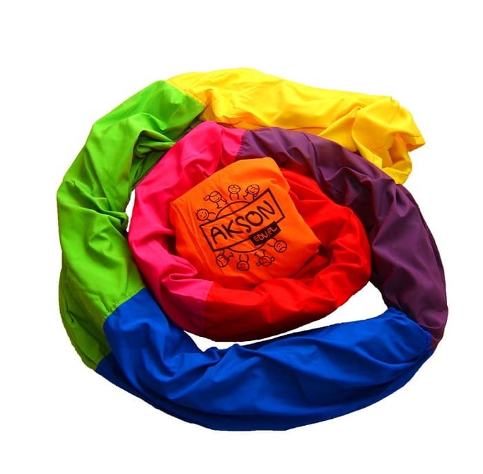 Tunel animacyjny tęczowy 4m