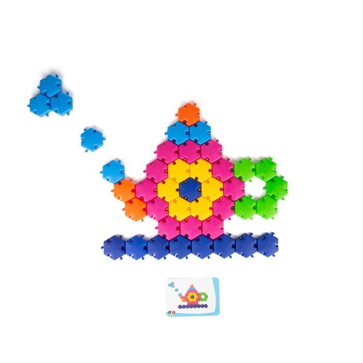 Klocki konstrukcyjne Hexagon 96