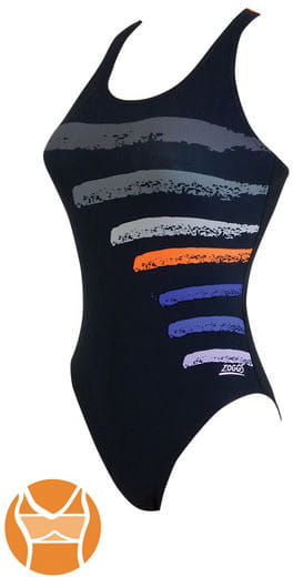KOSTIUM KĄPIELOWY ZOGGS SYGNATURE ACTIONBACK CZARNY