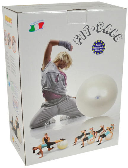 PIŁKA GIMNASTYCZNA FIT BALL ABS PERŁOWA