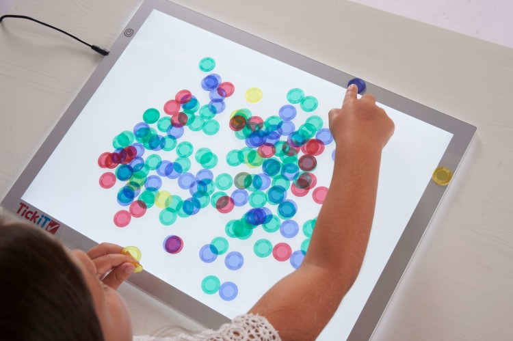 Podświetlany panel LED A3 biały