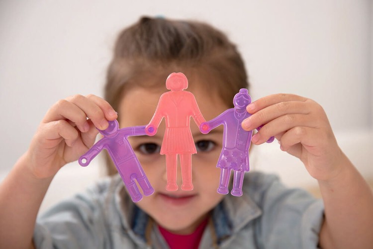 Zestaw kolorowych ludzików do tablicy świetlnej