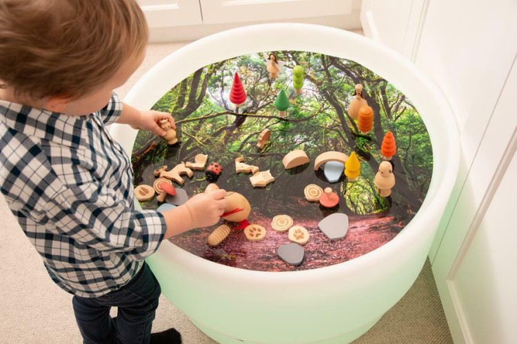 Mata do stolików sensorycznych las