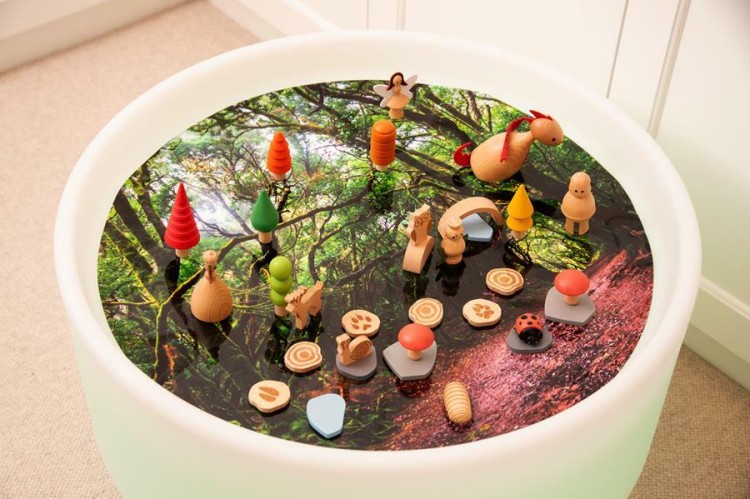 Mata do stolików sensorycznych las