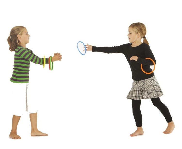 Gonge Activity Rings zabawka dla dzieci kolorowe ringa (6 szt.)