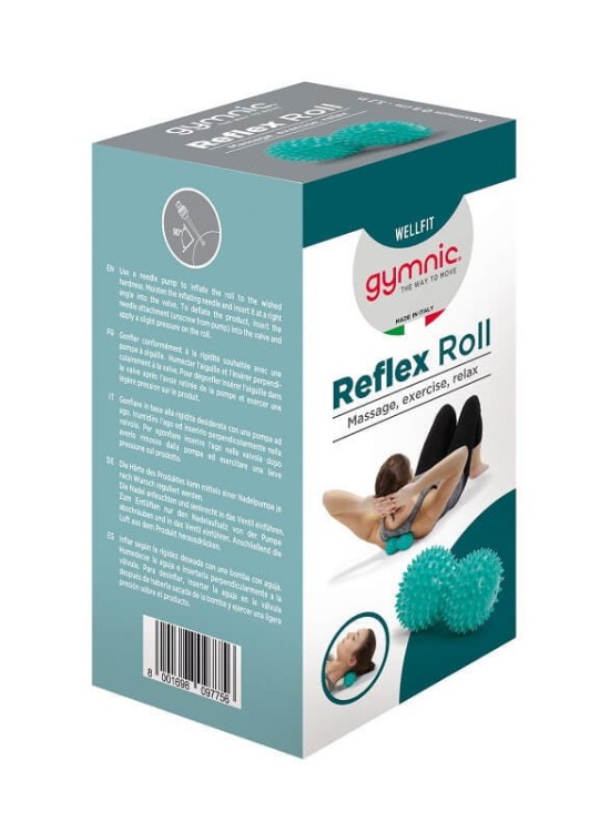 Gymnic Reflex Roll podwójna piłka do masażu