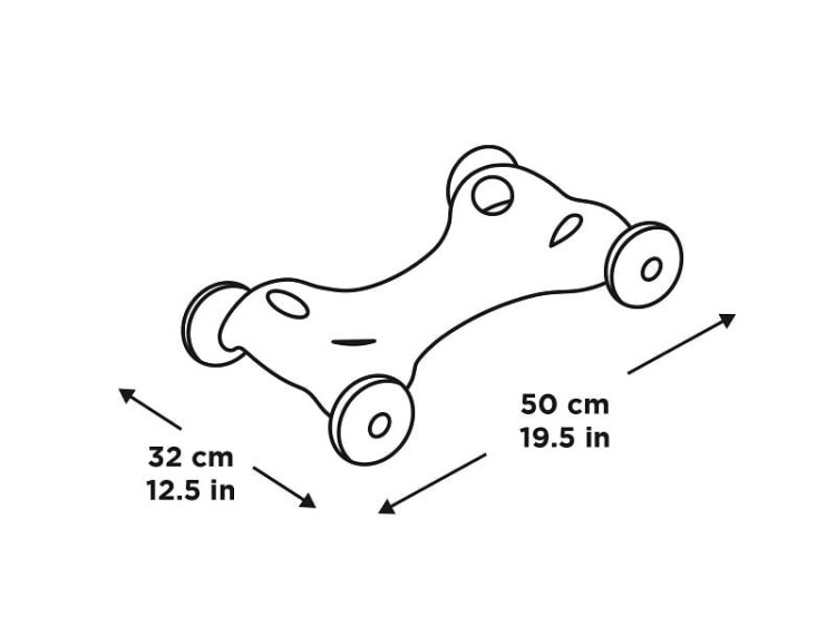Gymnic Speedy Base jeździk do skoczków